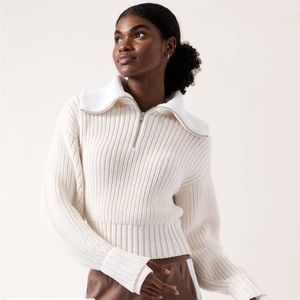 Althleta Alder Quarter Zip Knit Sweater